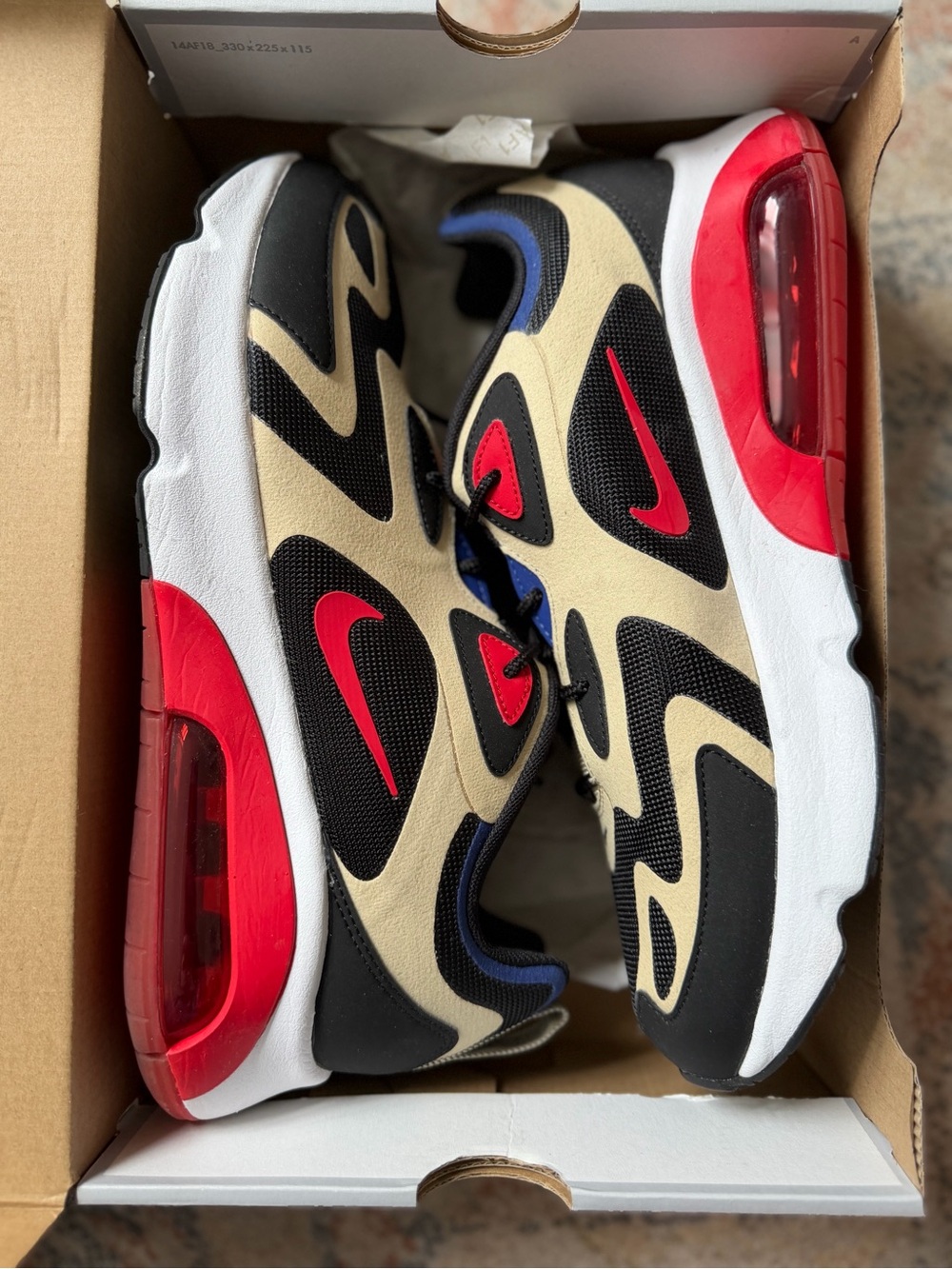 Nike Air Max 200 Team Gold/University Red Men's Athletic Sneakers